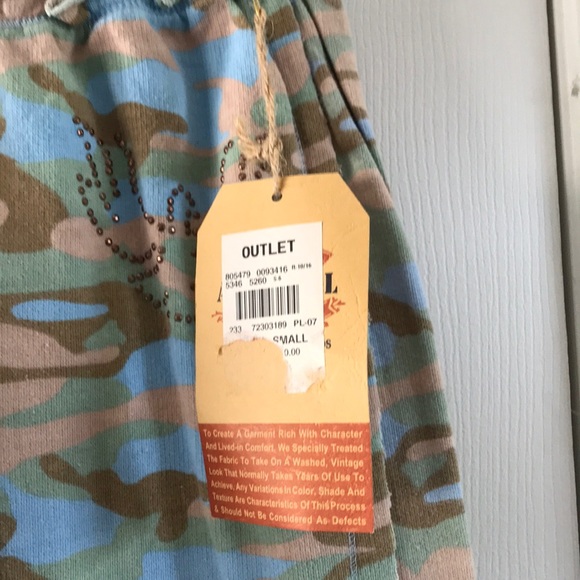 Army Girl Blue Camo Pants Varsity Apparel NWT L - Picture 5 of 11